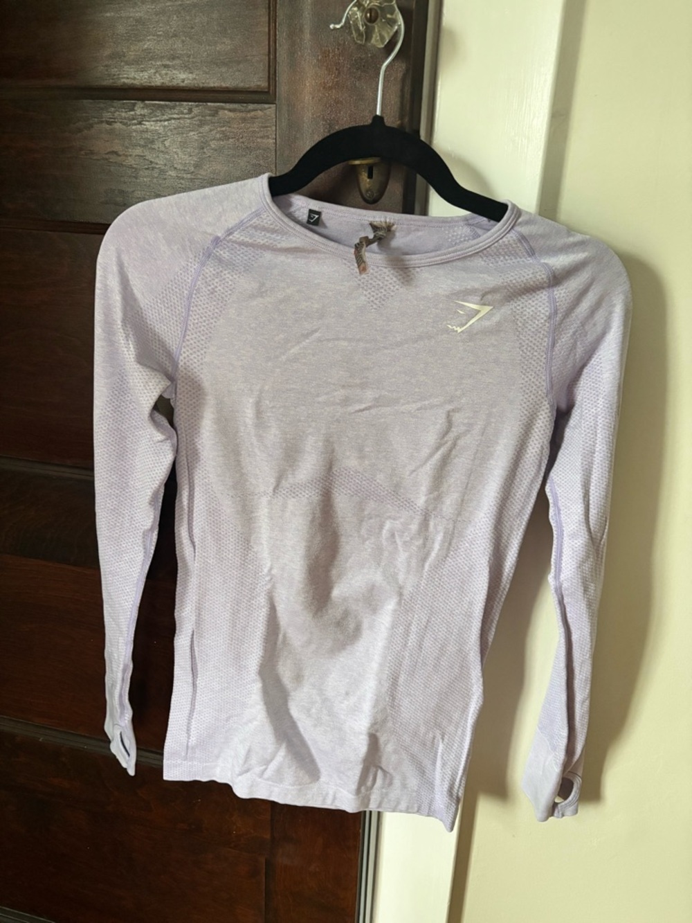 Gymshark Women's Seamless Long Sleeve Top - Lavender Purple - Picture 3 of 6